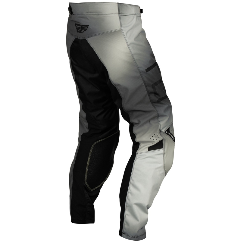 Pantaloni da motocross per bambini FLY Racing Kinetic Prodigy, neri e grigi, in offerta Saldi