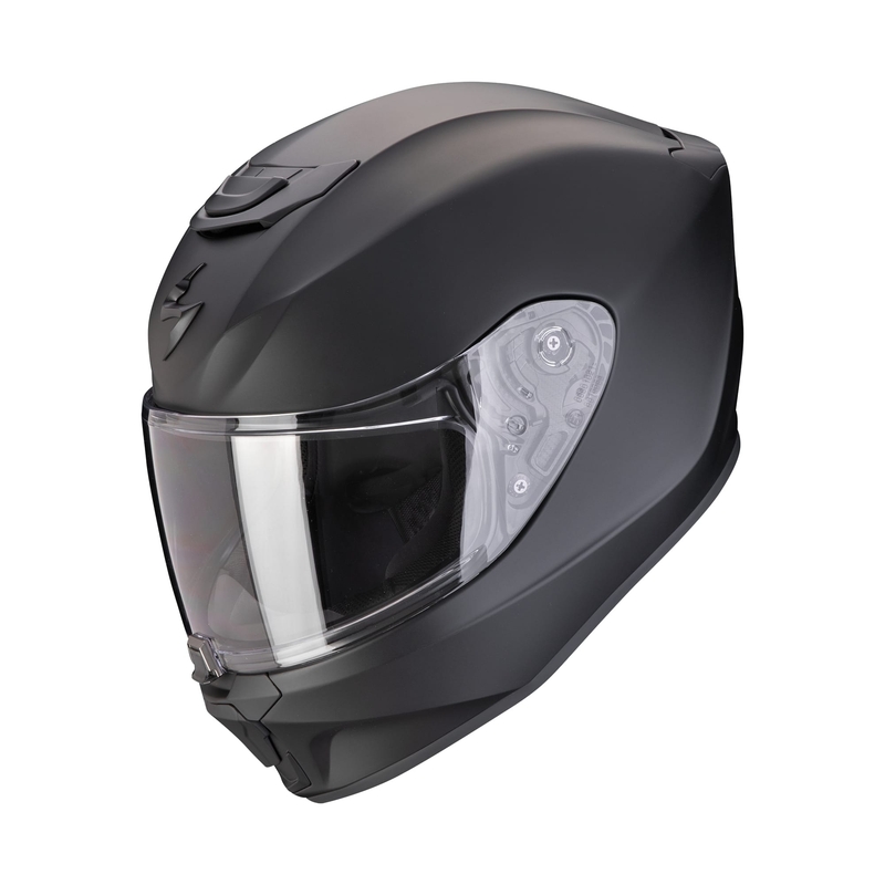 Casco integrale da moto per bambini Scorpion EXO-JNR AIR SOLID nero opaco