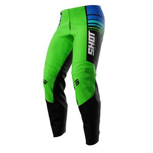 Pantaloni da motocross per bambini Shot Peak Green Saldi