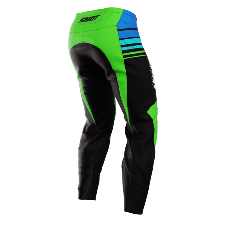 Pantaloni da motocross per bambini Shot Peak Green Saldi