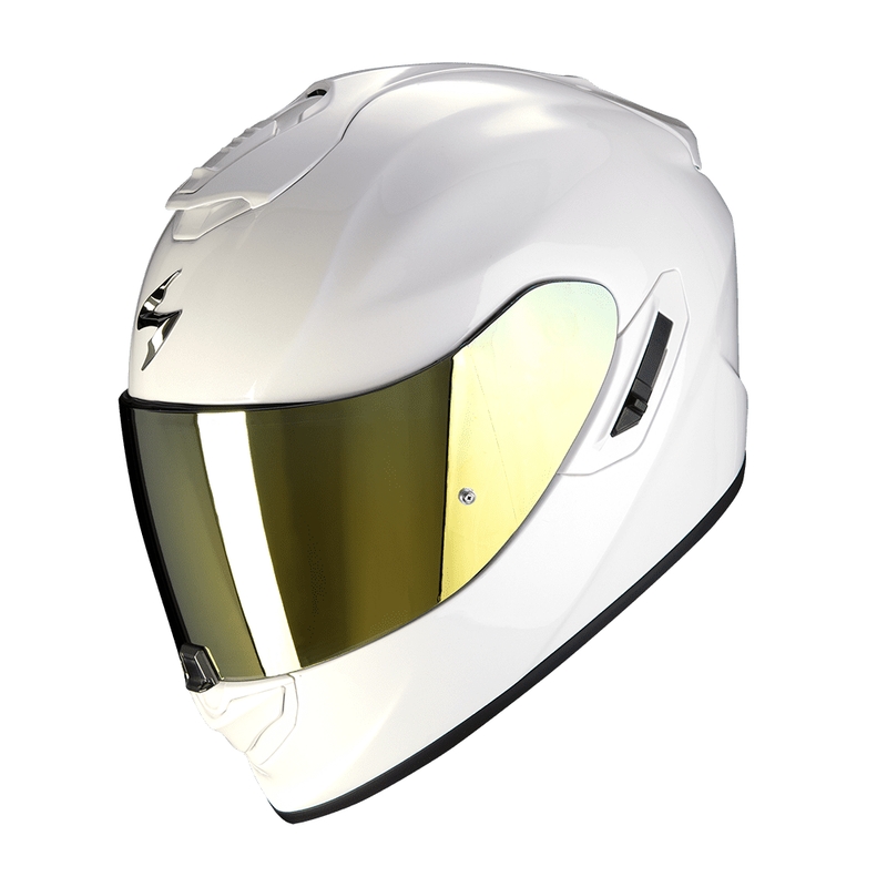 Casco moto integrale Scorpion EXO-1400 EVO II Air Solid bianco perla Saldi
