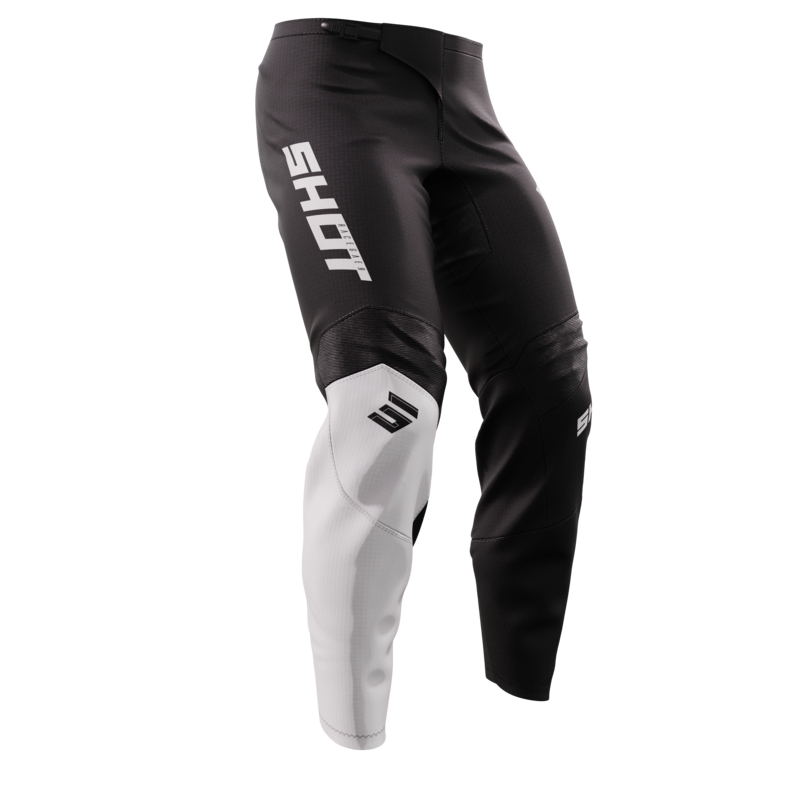 Pantaloni da motocross Shot Draw Squad Nero Saldi