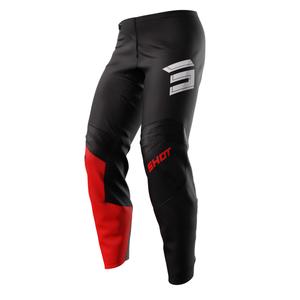 Pantaloni da motocross Shot Draw Squad Rosso Saldi