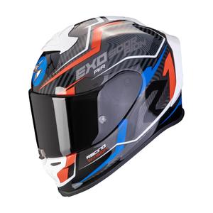 Casco moto integrale Scorpion EXO-R1 EVO AIR COUP nero-rosso-blu