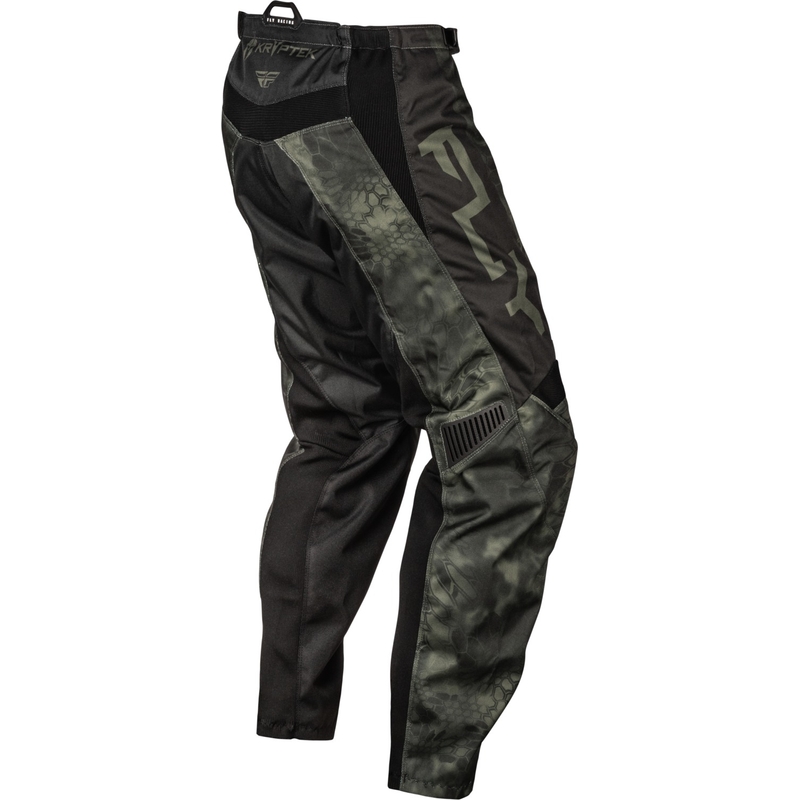 Pantaloni da motocross FLY Racing F-16 Kryptek 2024 grigio-nero