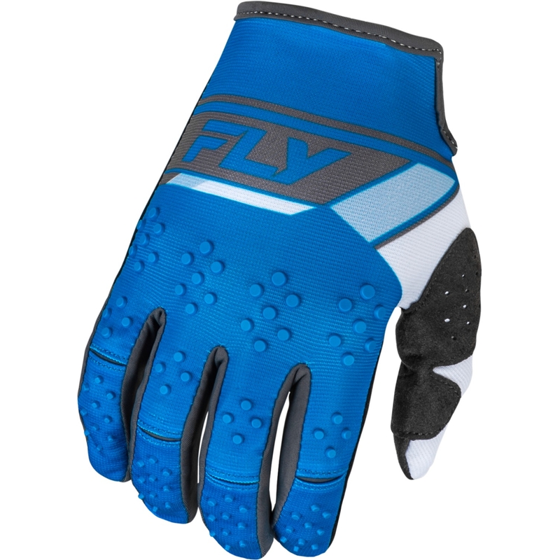 Guanti da motocross FLY Racing Kinetix Prix 2024 blu-grigio