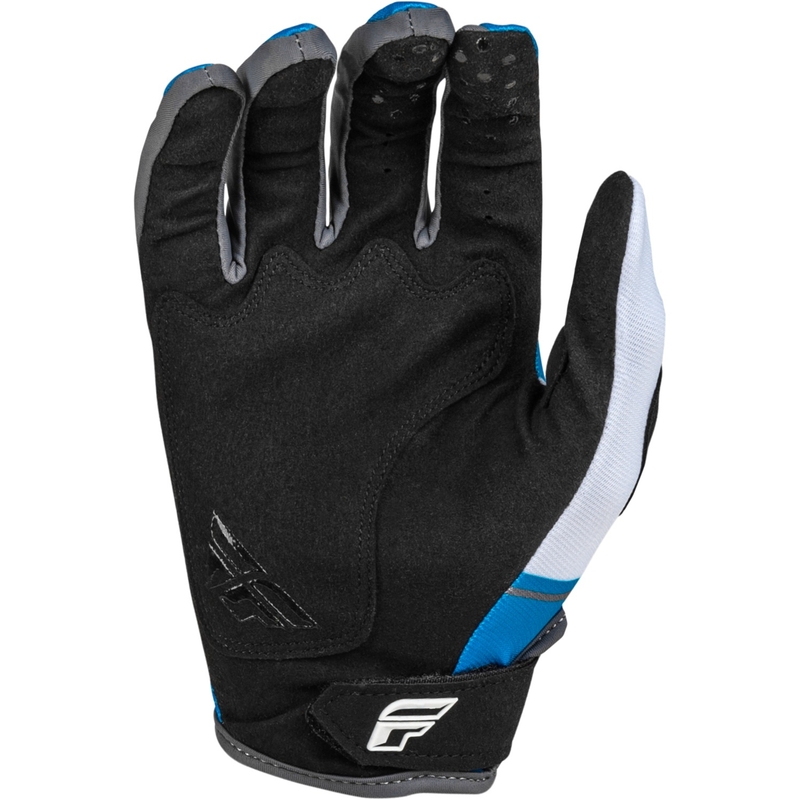 Guanti da motocross FLY Racing Kinetix Prix 2024 blu-grigio