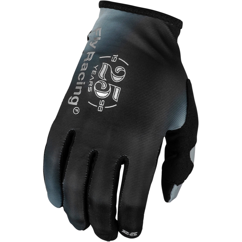 Guanti da motocross FLY Racing Lite 2024 grigio scuro-nero