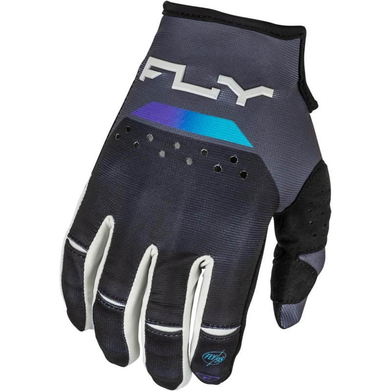 Guanti da motocross FLY Racing Kinetic Reload grigio-nero-blu