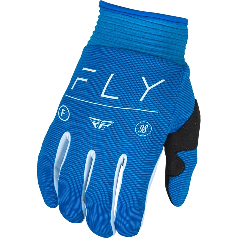 Guanti da motocross FLY Racing F-16 2024 blu e bianco