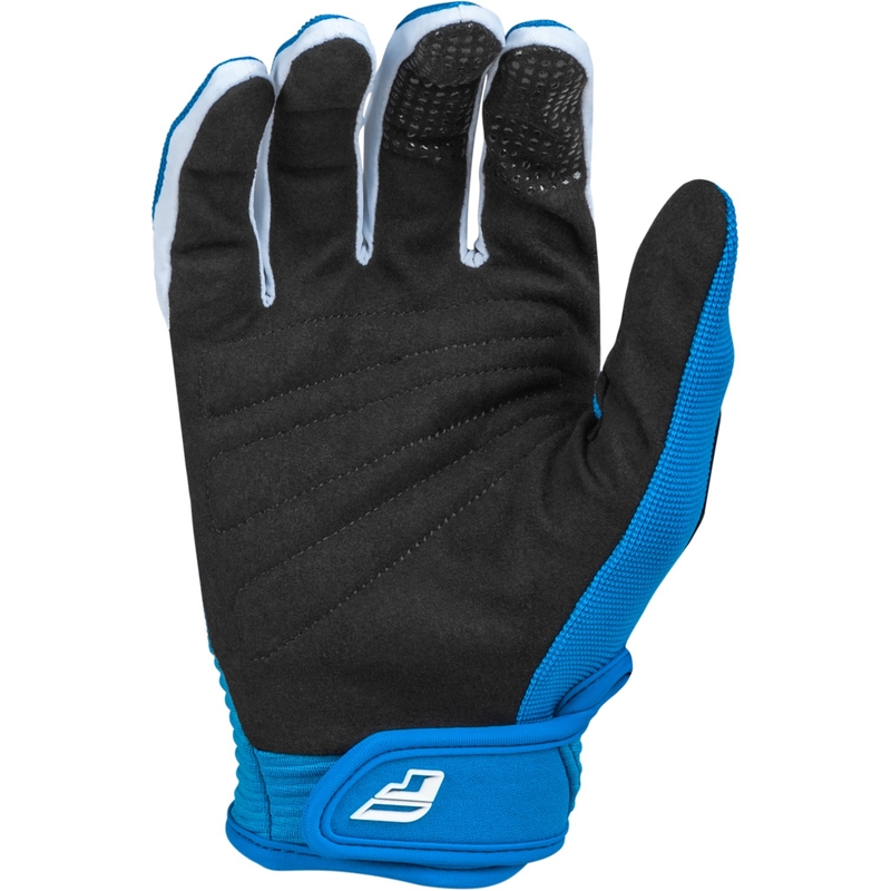 Guanti da motocross FLY Racing F-16 2024 blu e bianco