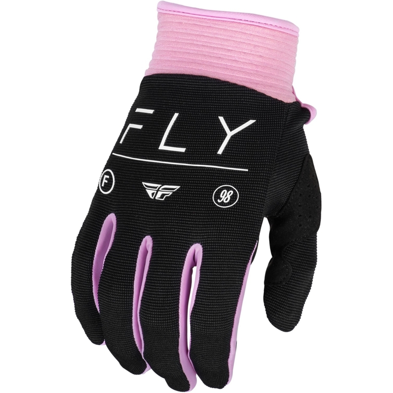 Guanti da motocross da donna FLY Racing F-16 2024 nero e rosa