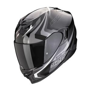 Casco moto integrale Scorpion EXO-520 EVO AIR TERRA nero-argento-bianco