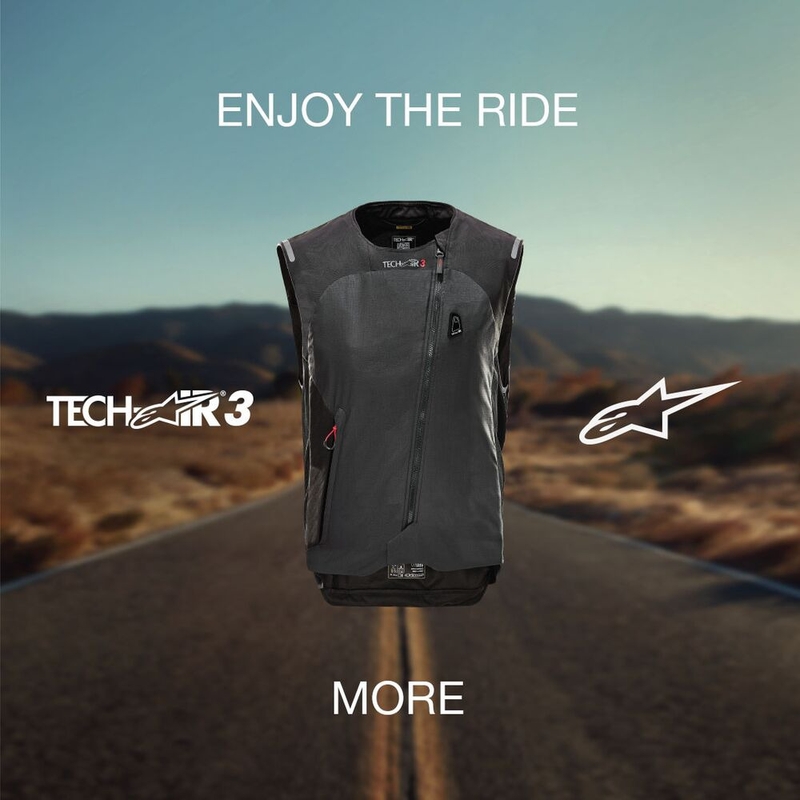 Gilet airbag Alpinestars TECH-AIR®3 system nero-grigio scuro