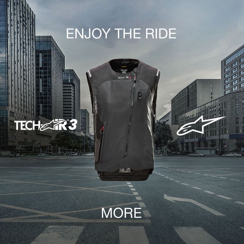 Gilet airbag Alpinestars TECH-AIR®3 system nero-grigio scuro