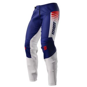 Pantaloni da motocross Shot Devo Peak Blu Saldi