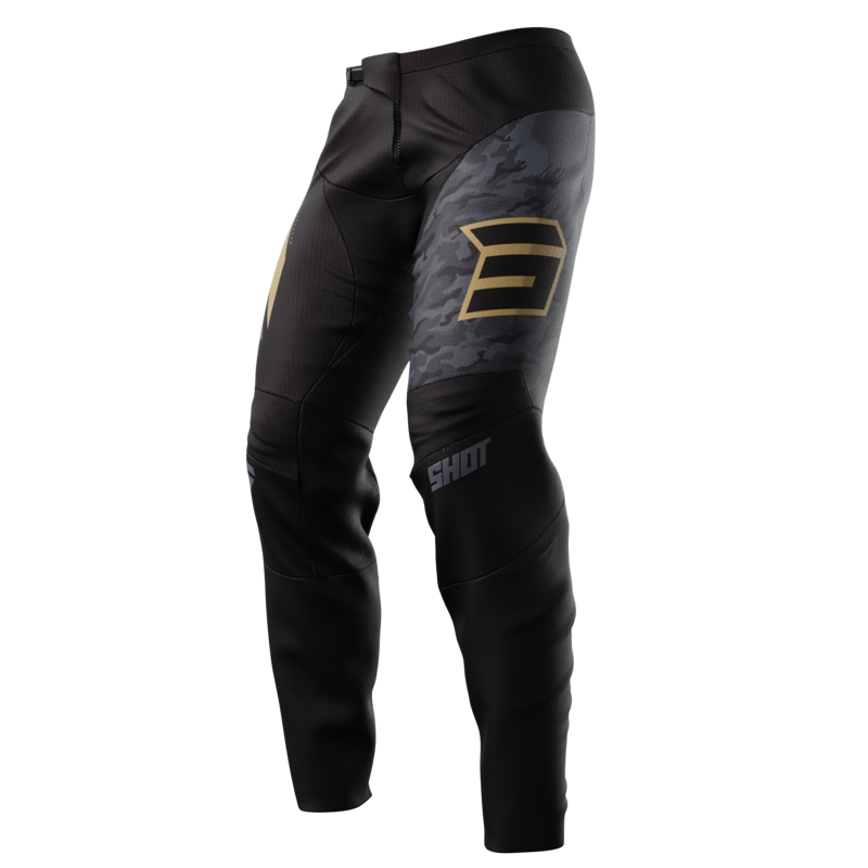 Pantaloni da motocross Shot Devo Matrix oro Saldi