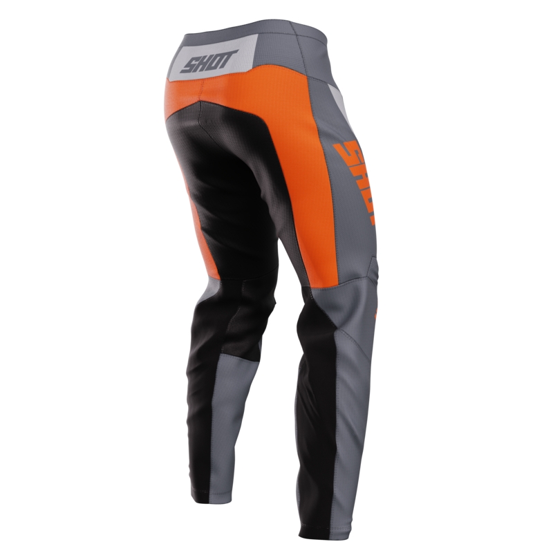Pantaloni da motocross Shot Devo Star arancione Saldi