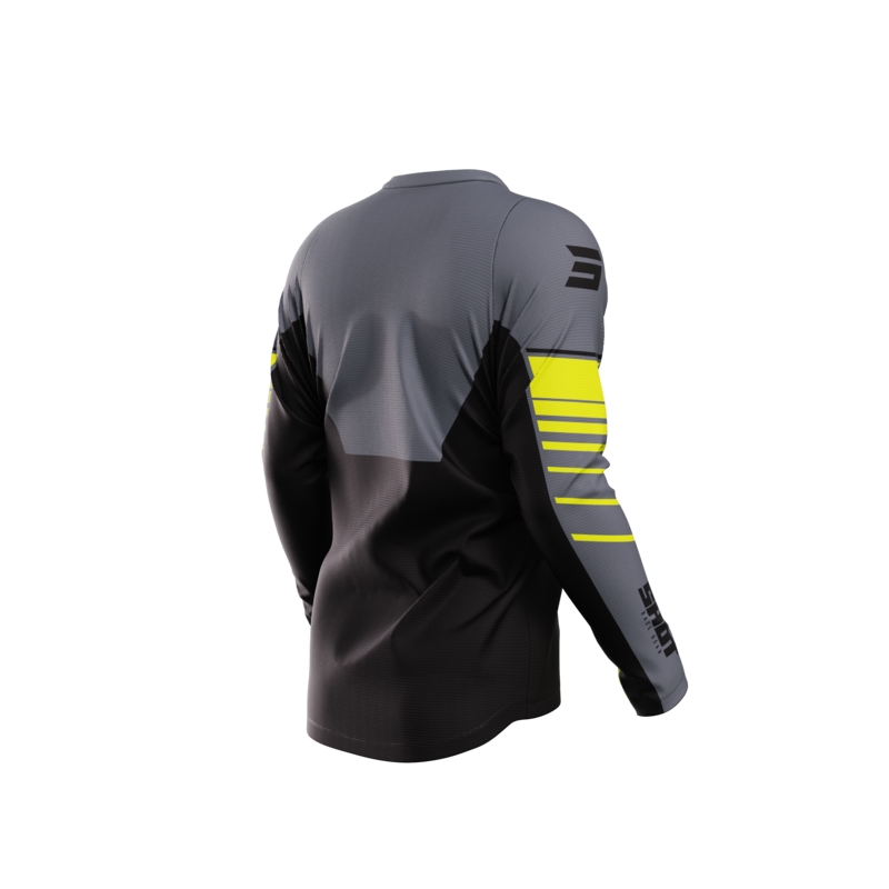 Maglia da motocross Shot Devo Peak giallo fluo Saldi