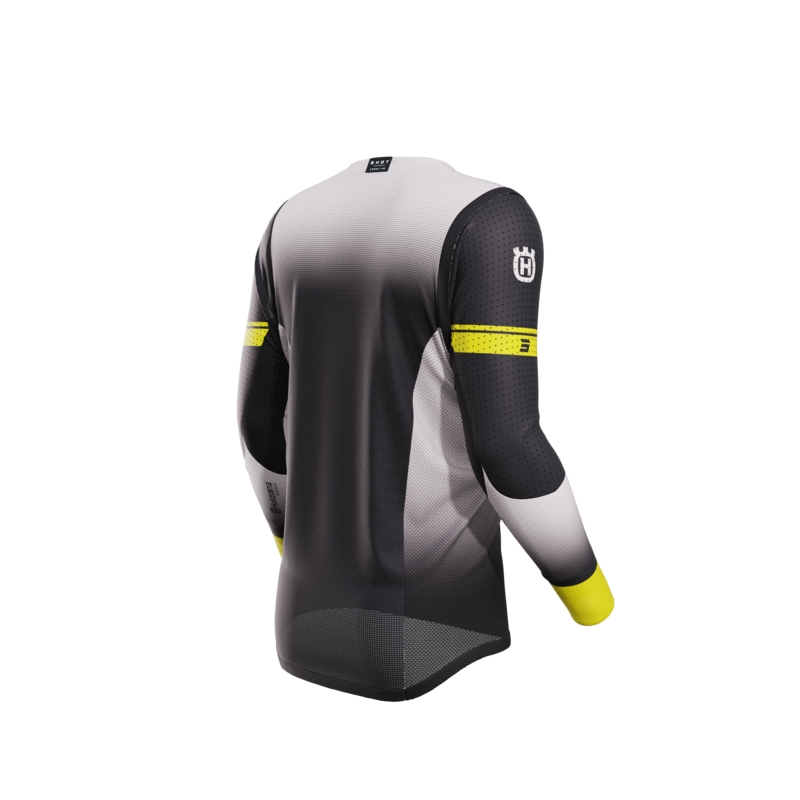 Maglia motocross Shot Aerolite Husqvarna LE nera saldi