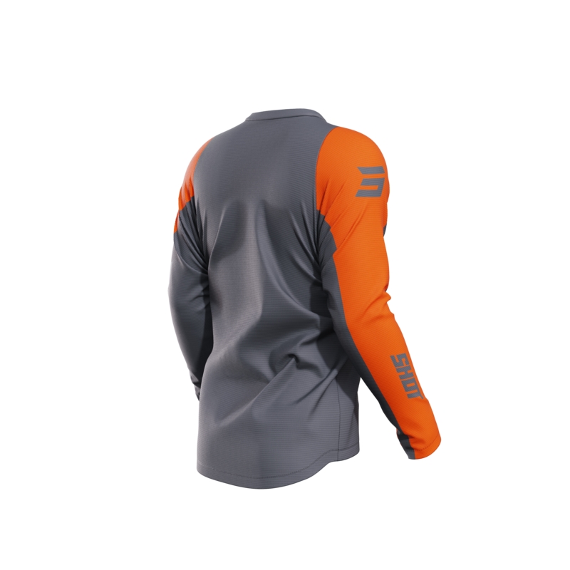 Maglia da motocross Shot Devo Star arancione Saldi
