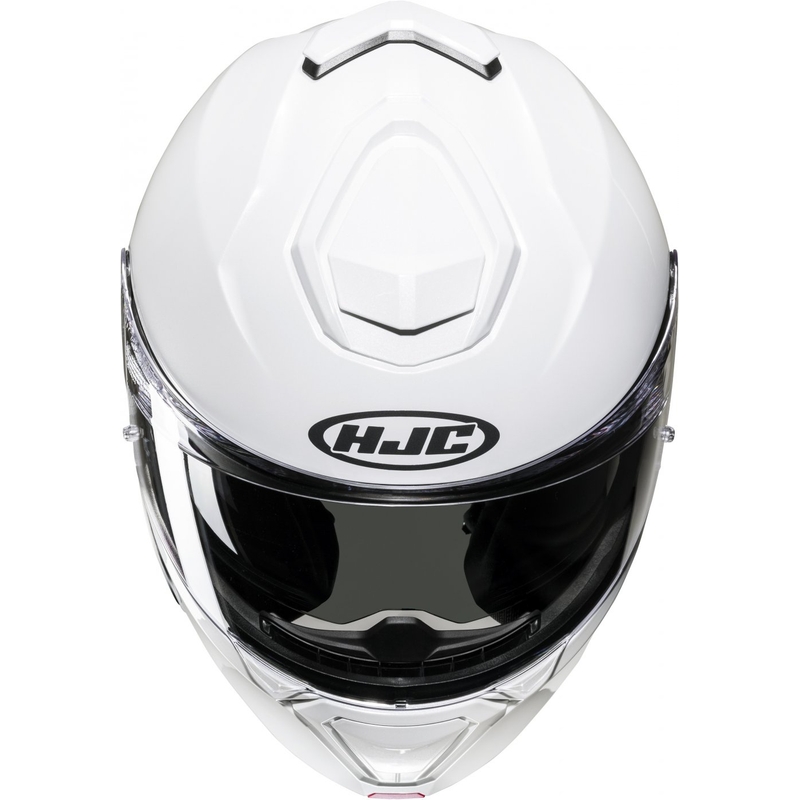 Casco moto apribile HJC i91 Solid bianco perla