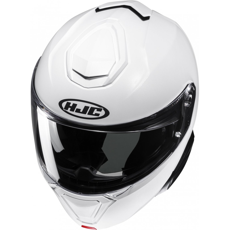 Casco moto apribile HJC i91 Solid bianco perla