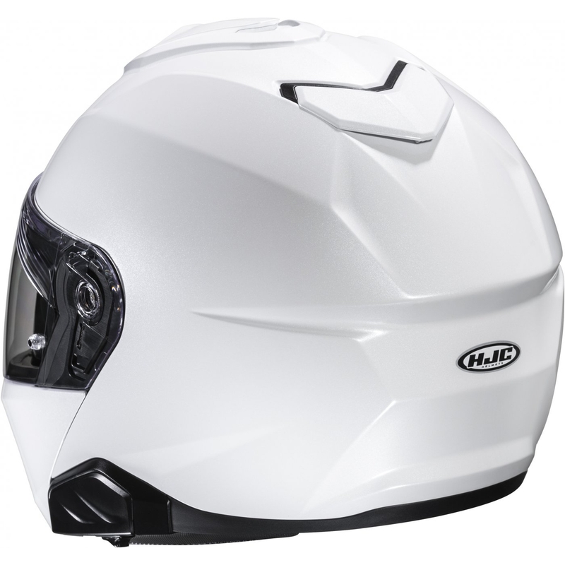 Casco moto apribile HJC i91 Solid bianco perla
