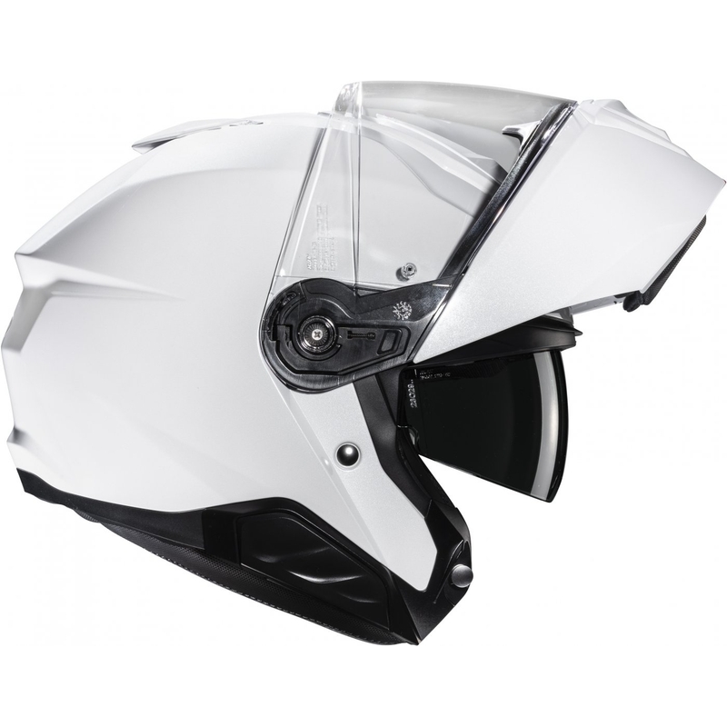Casco moto apribile HJC i91 Solid bianco perla