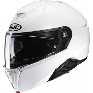Casco moto apribile HJC i91 Solid bianco perla