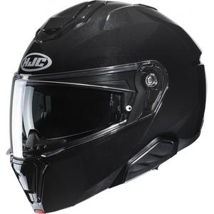 Casco moto apribile HJC i91 Solid nero metallizzato
