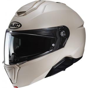 Casco moto apribile HJC i91 Beige solido
