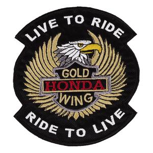 Patch Live to Ride Gold Wing - più piccolo