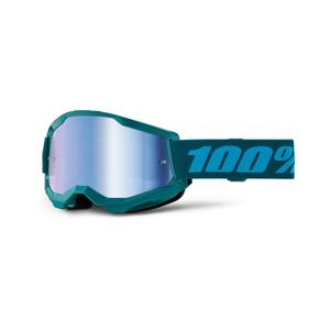 Occhiali da motocross 100% STRATA 2 New Stone blue (plexi blu)
