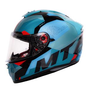 Casco moto integrale MT Blade 2 SV Fade E17 nero-rosso-blu vendita Saldi