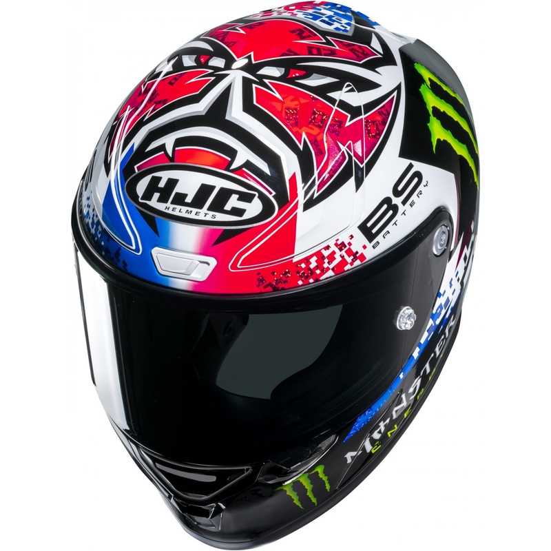 Casco moto integrale HJC RPHA 1 Quartararo Le Mans Sp MC21 nero-bianco-rosso