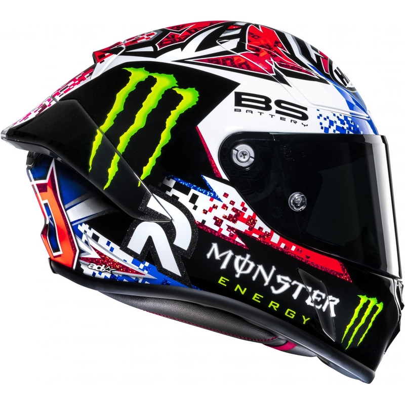 Casco moto integrale HJC RPHA 1 Quartararo Le Mans Sp MC21 nero-bianco-rosso