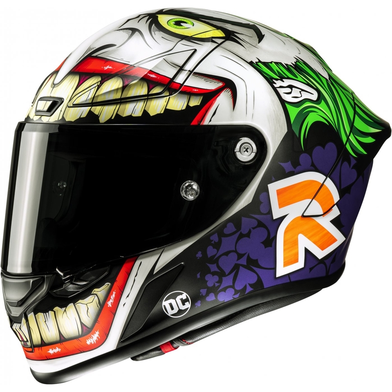 Casco moto integrale HJC RPHA 1 Joker DC Comics MC48SF