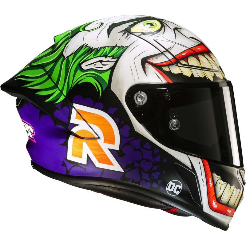Casco moto integrale HJC RPHA 1 Joker DC Comics MC48SF