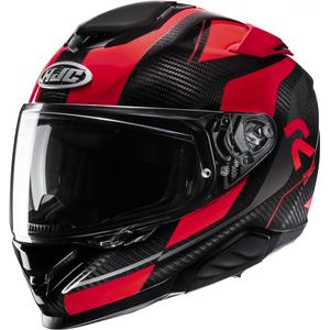 Casco moto HJC RPHA 71 Carbon Hamil MC1 nero-rosso integrale