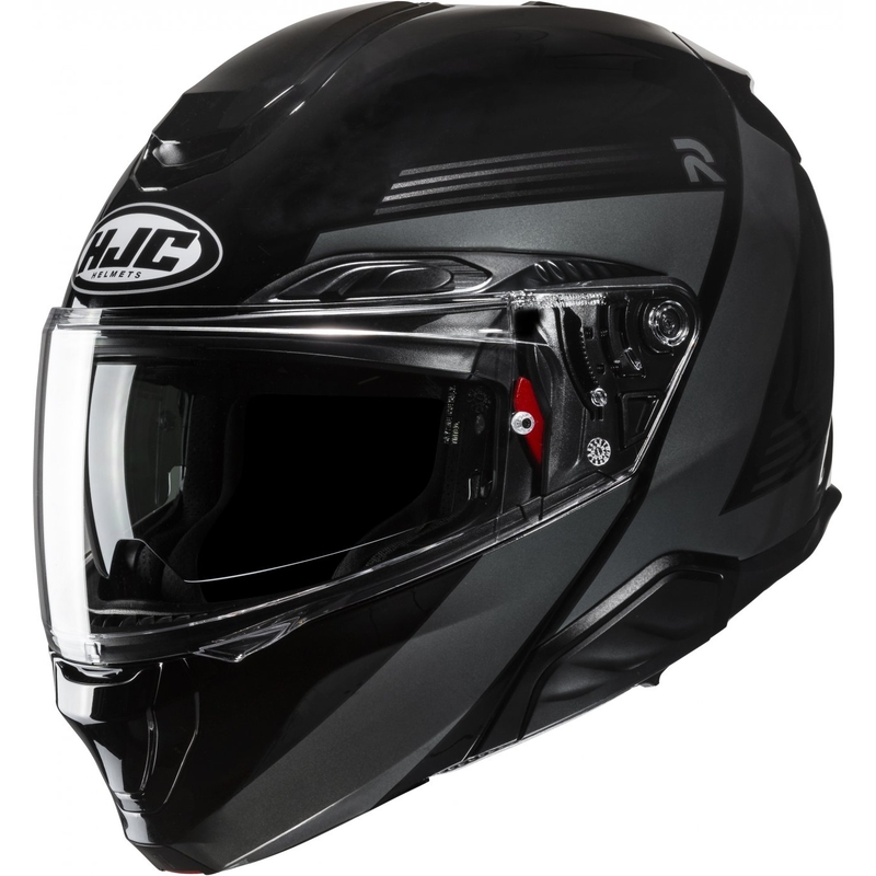 Casco moto HJC RPHA 91 Abbes MC5 nero-grigio flip-up