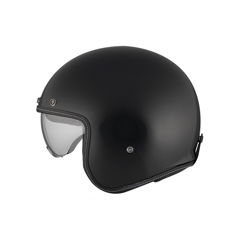 Casco moto aperto MT Le Mans 2 SV S SOLID A1 nero lucido