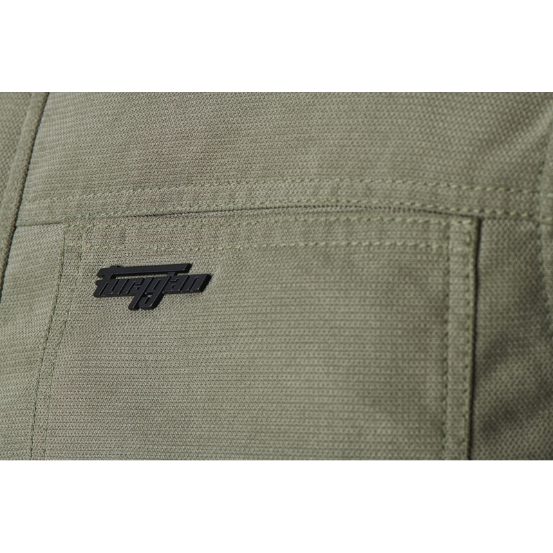 Maglietta da motociclista Furygan Marlon X Kevlar verde