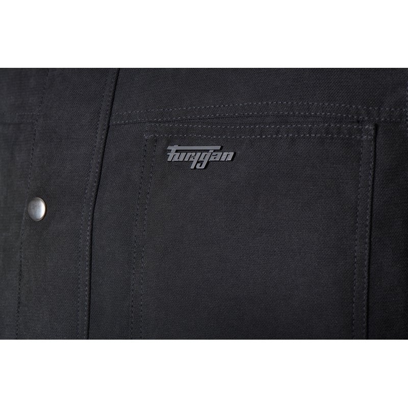 Maglietta da motociclista Furygan Marlon X Kevlar nera