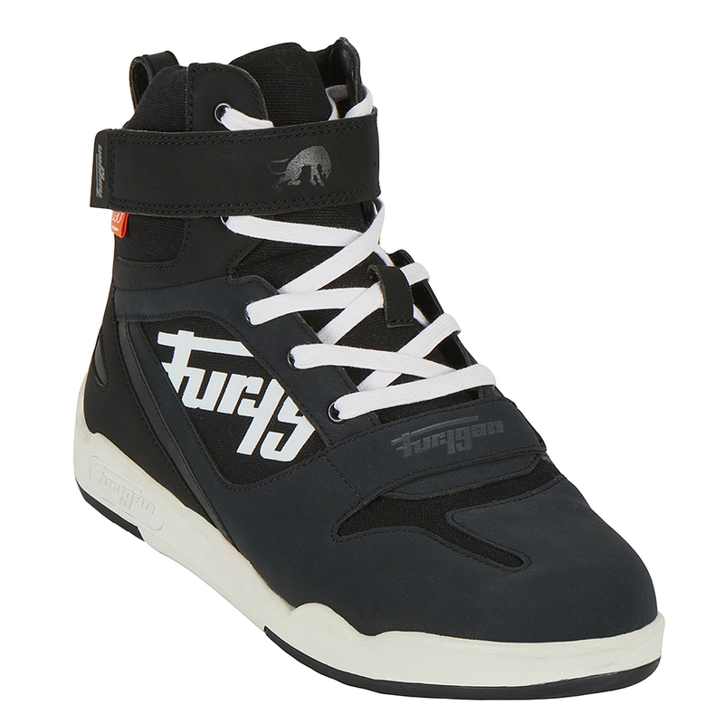 Stivali da moto Furygan Get Down bianchi e neri