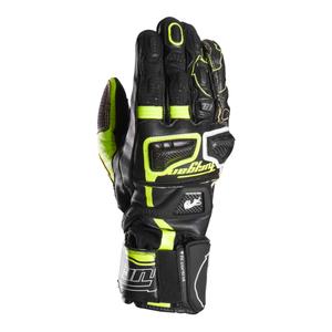 Guanti da moto Furygan Styg 20 x Kevlar nero-giallo fluo-bianco