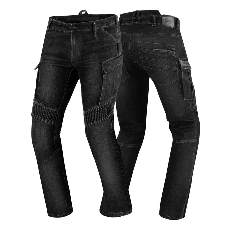 Jeans moto Shima GIRO 2.0 URBAN lavato nero Saldi