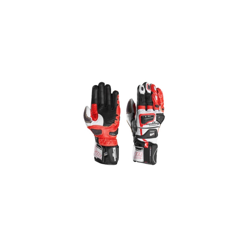 Guanti da moto Furygan Styg 20 x Kevlar neri-bianchi-rossi