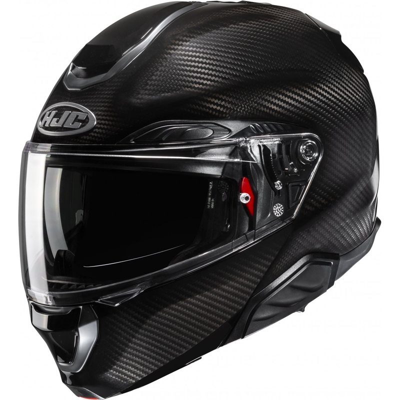 Casco da moto modulare HJC RPHA 91 CARBON nero