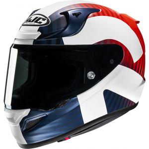 Casco moto integrale HJC RPHA 12 Ottin MC21SF bianco-blu-rosso